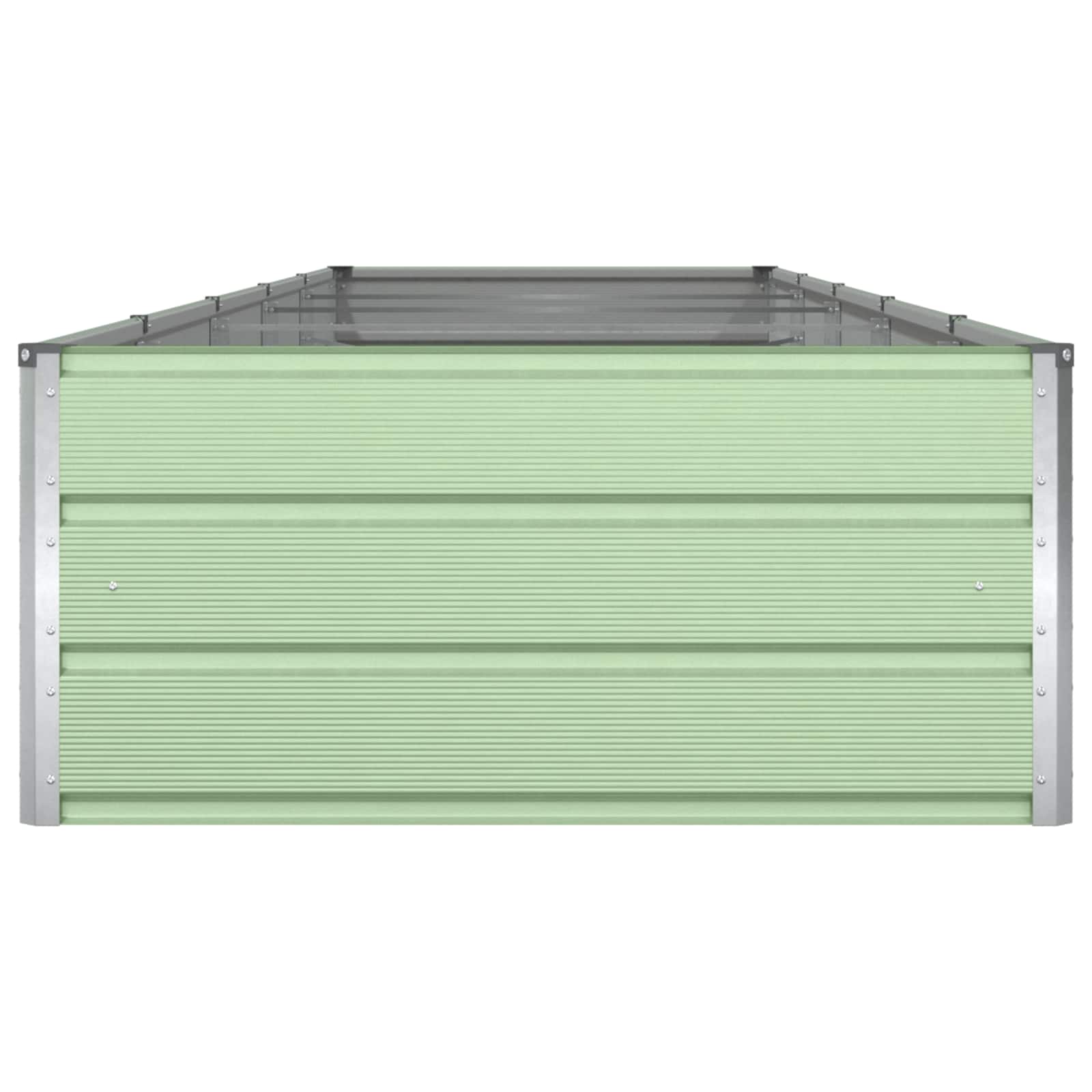 Fioriera Verde Pastello 480 x 100 x 45 cm Acciaio zincato