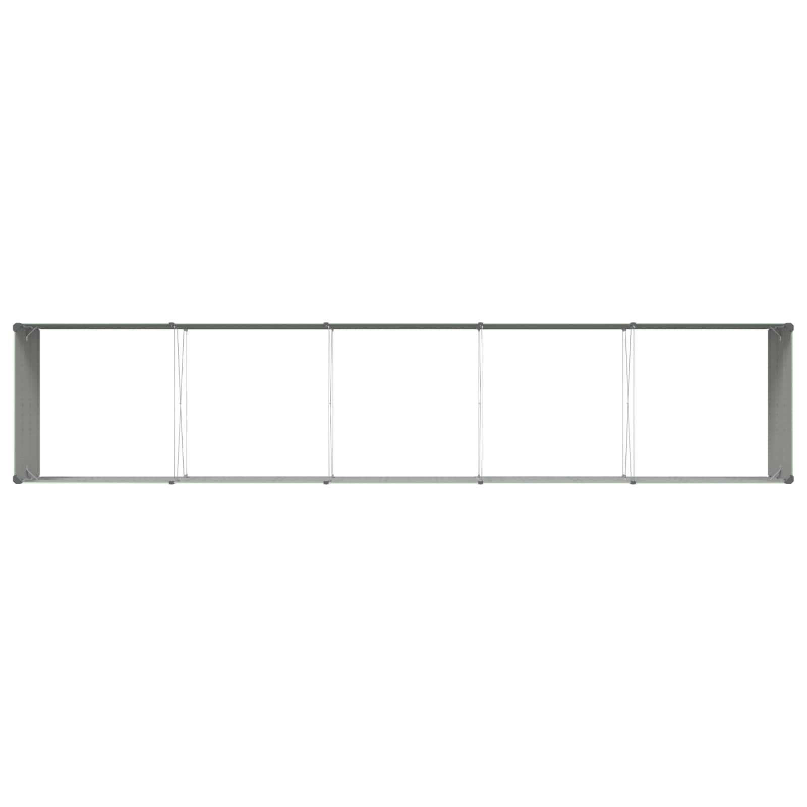 Fioriera Verde Pastello 480 x 100 x 45 cm Acciaio zincato