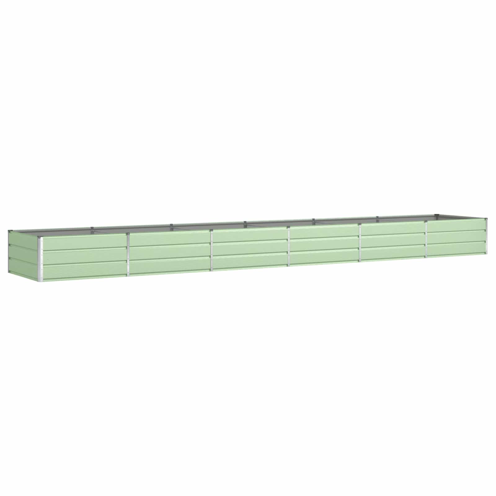 Fioriera Verde Pastello 580 x 100 x 45 cm Acciaio zincato