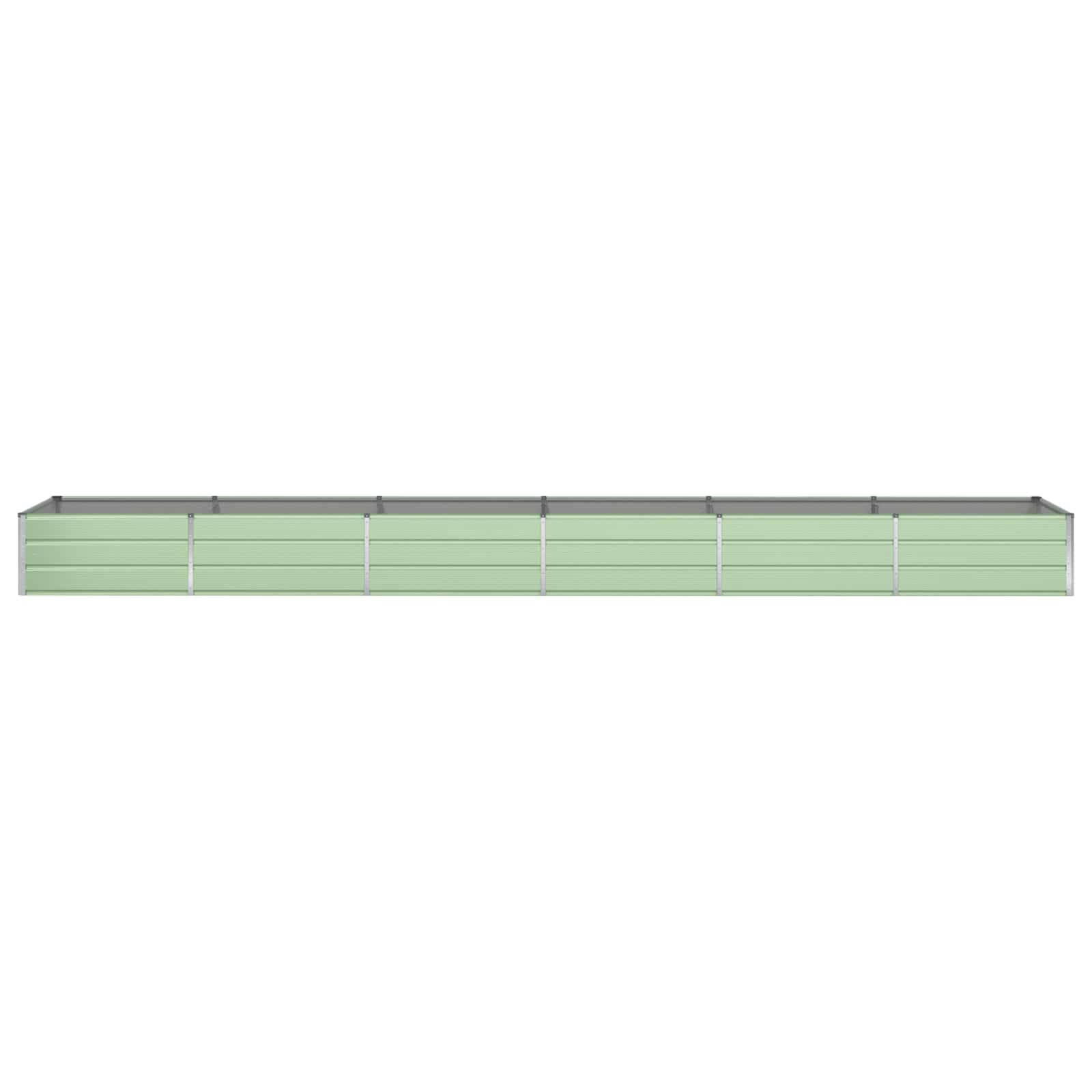 Fioriera Verde Pastello 580 x 100 x 45 cm Acciaio zincato