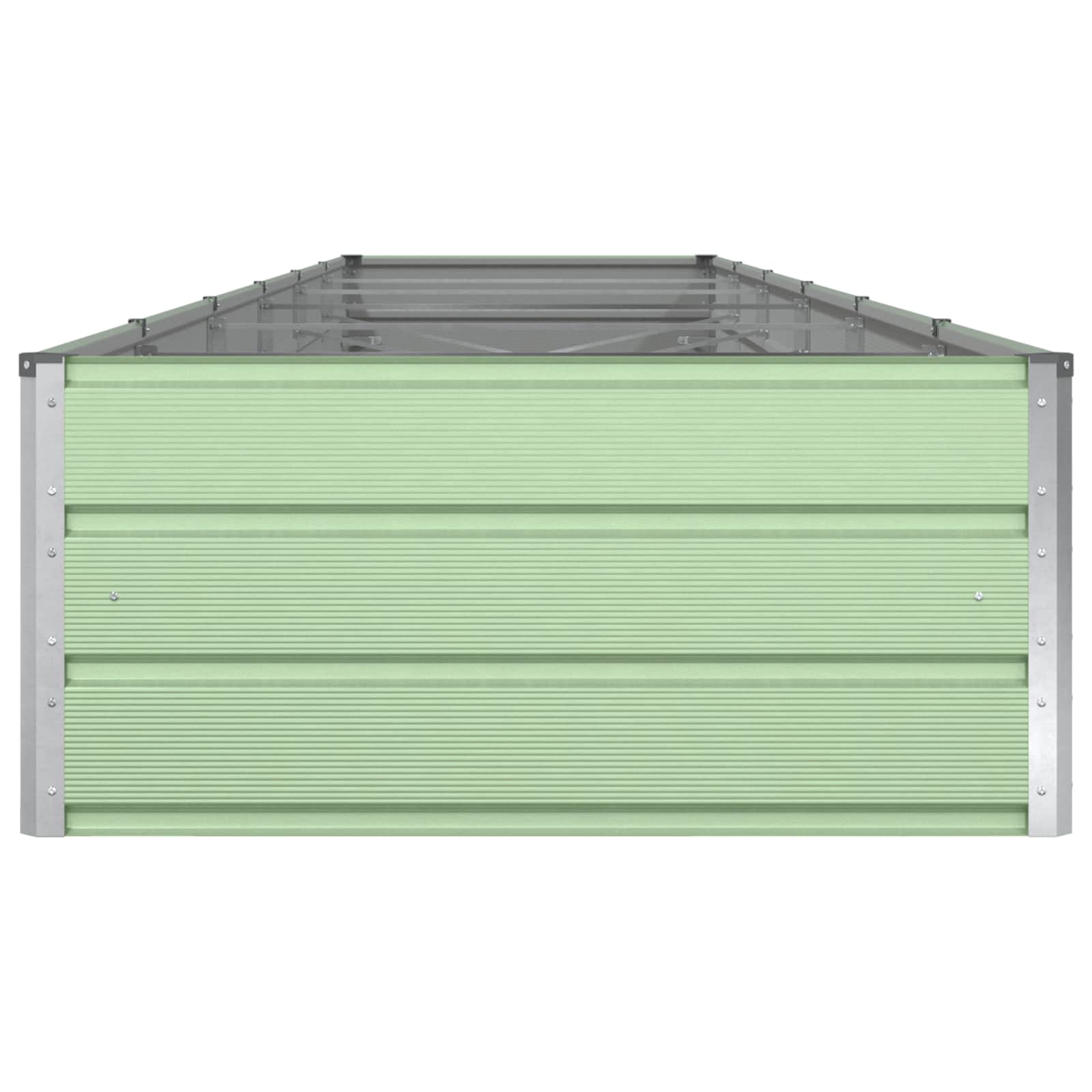 Fioriera Verde Pastello 580 x 100 x 45 cm Acciaio zincato