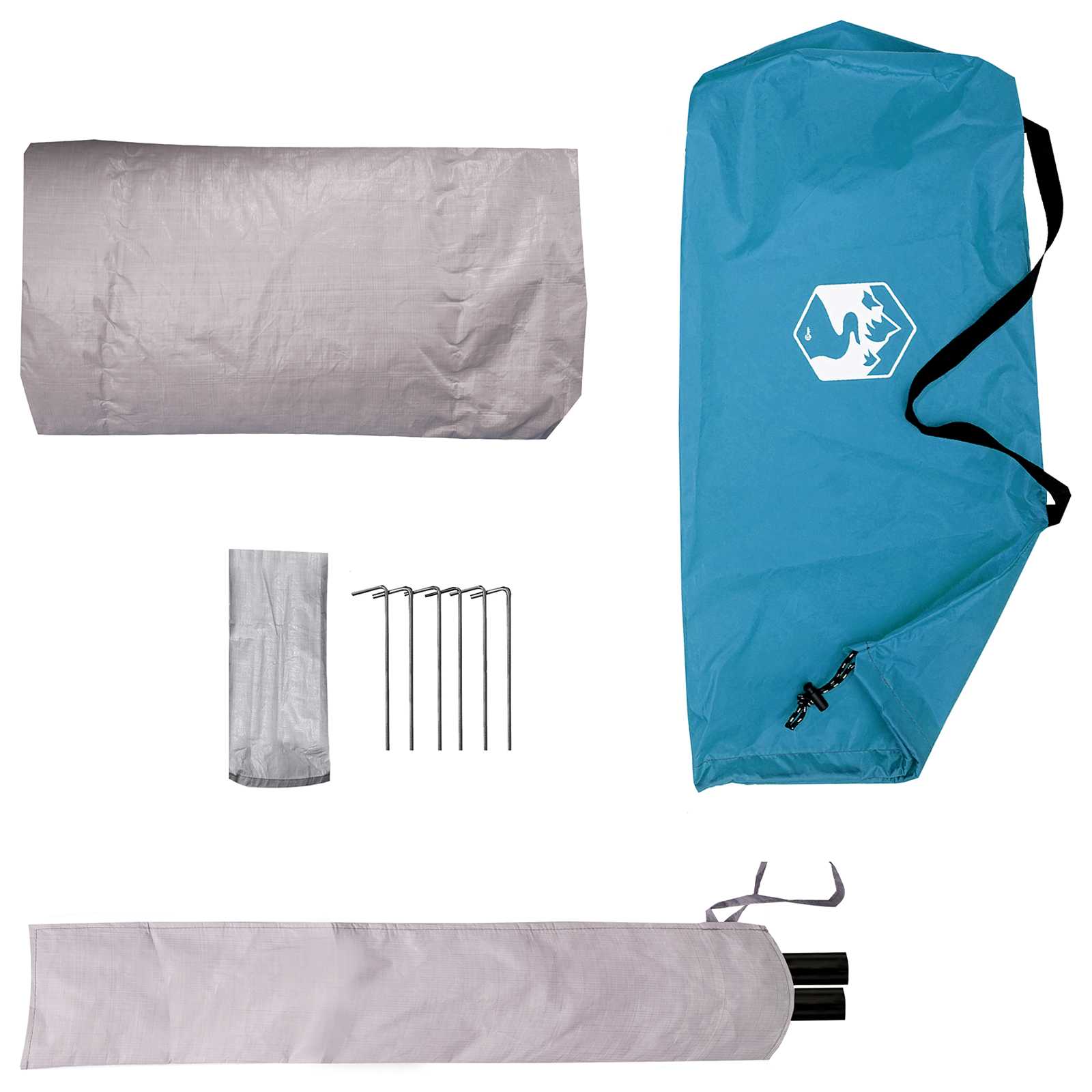 Tenda da backpacking 2 persona Blu