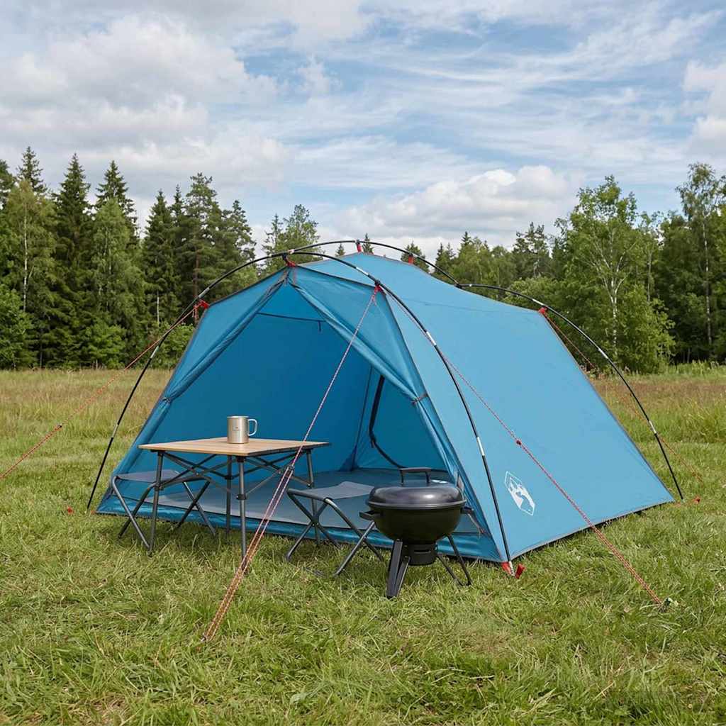 Tenda a tunnel 4 persona Blu