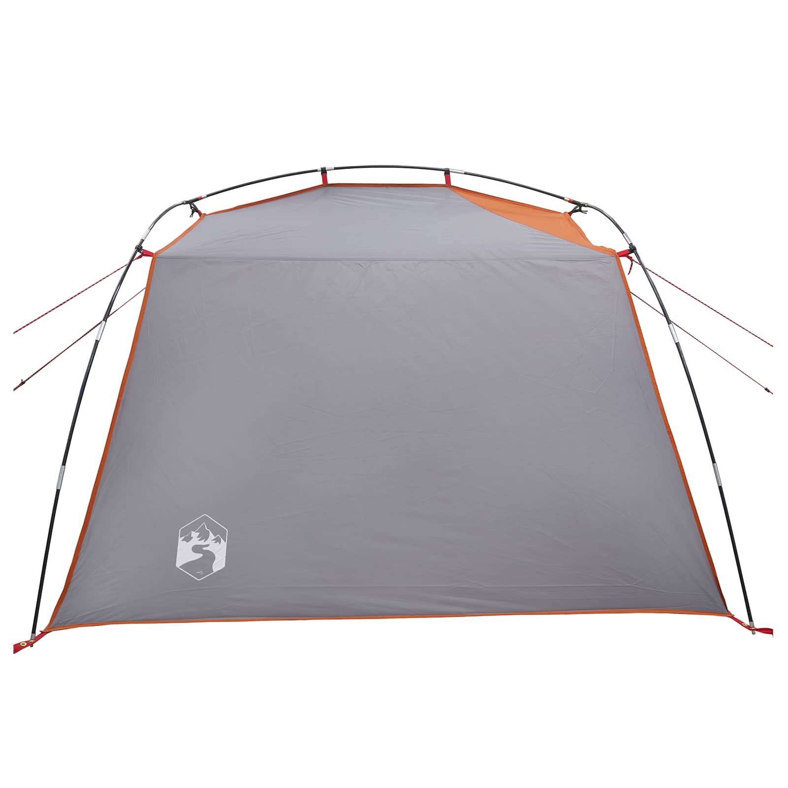 Tenda a tunnel 4 persona Grigio e arancione