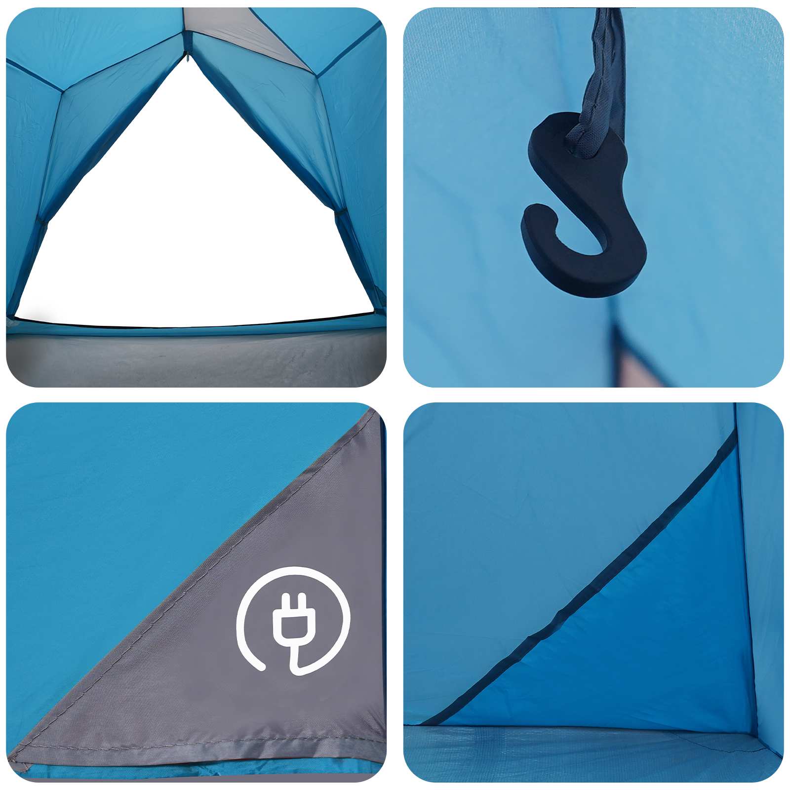 Tenda a tunnel 2 persona Blu