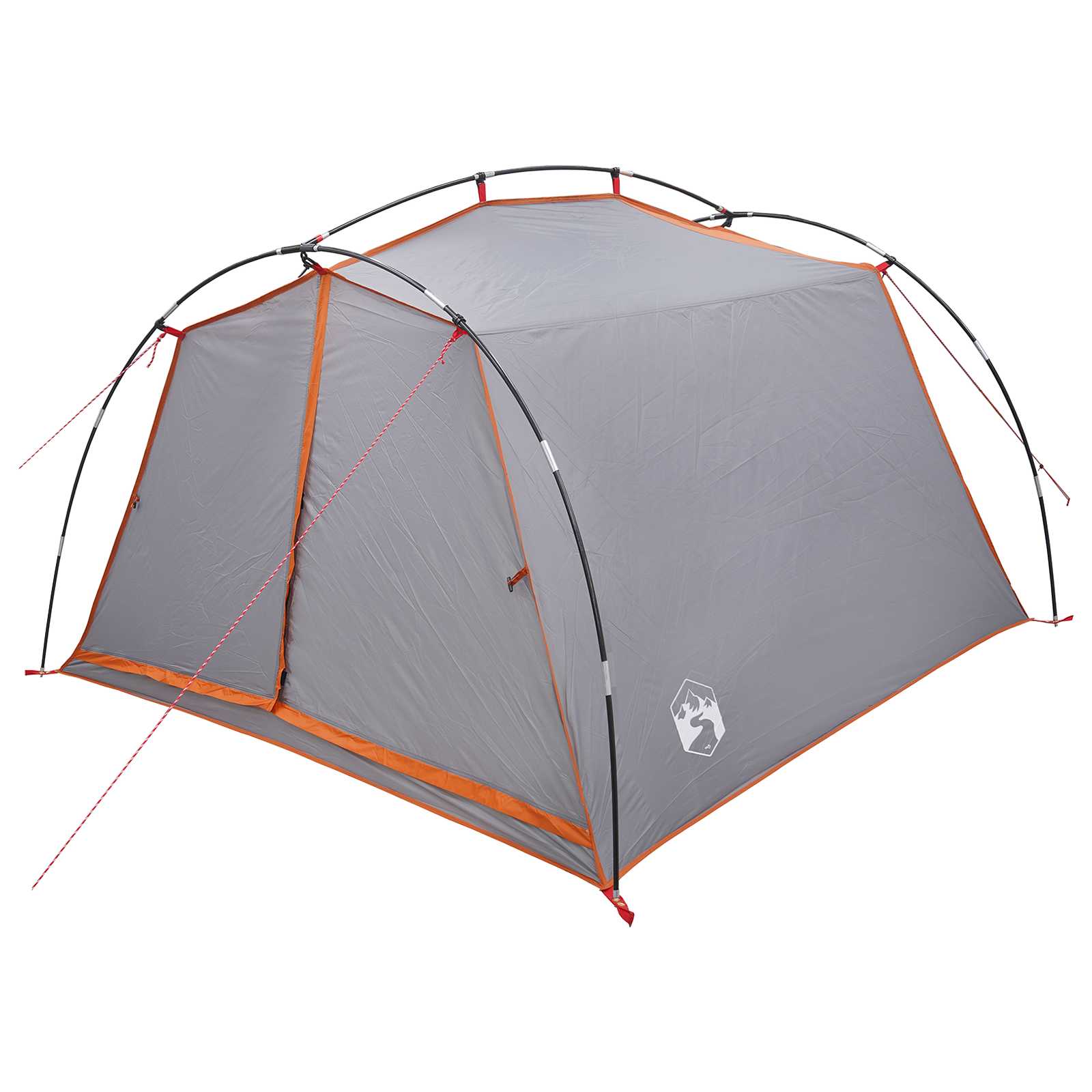 Tenda a tunnel 2 persona Grigio e arancione