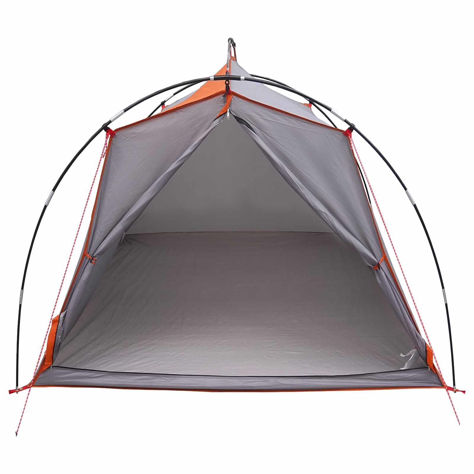 Tenda a tunnel 2 persona Grigio e arancione
