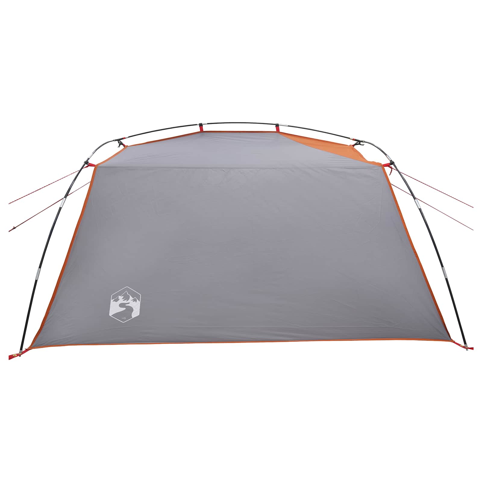Tenda a tunnel 2 persona Grigio e arancione