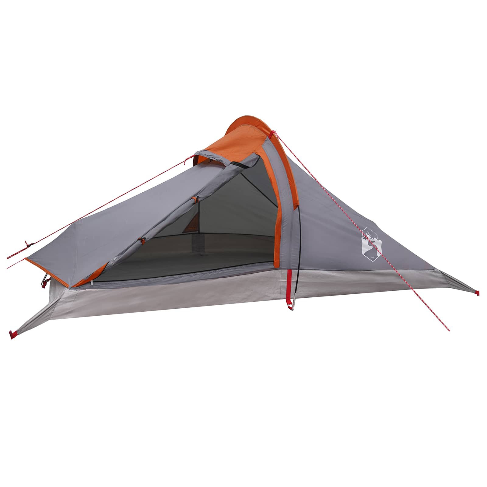 Tenda da backpacking 4 persona Grigio e arancione