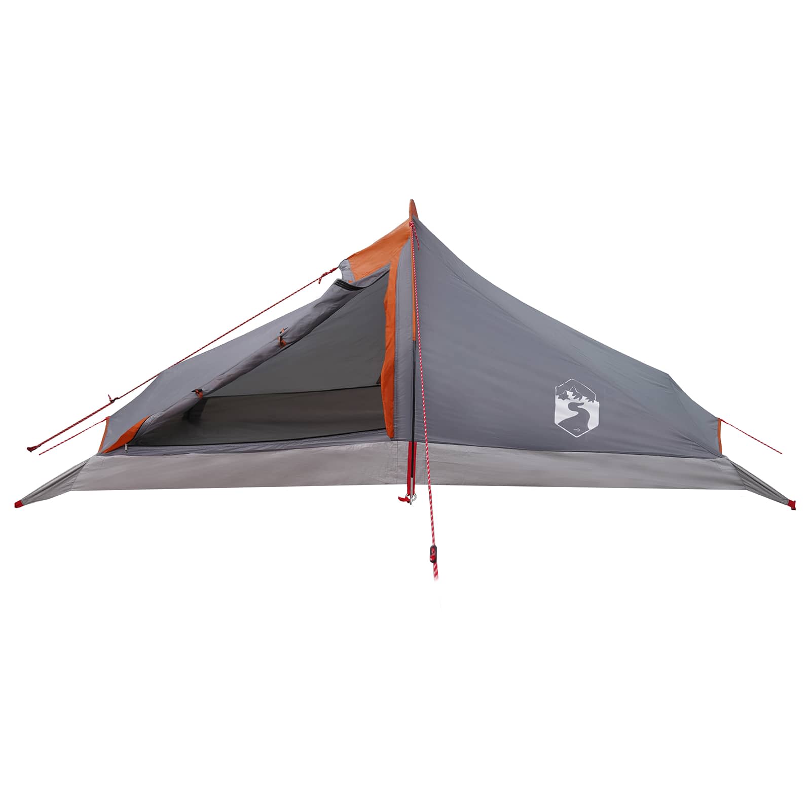 Tenda da backpacking 4 persona Grigio e arancione