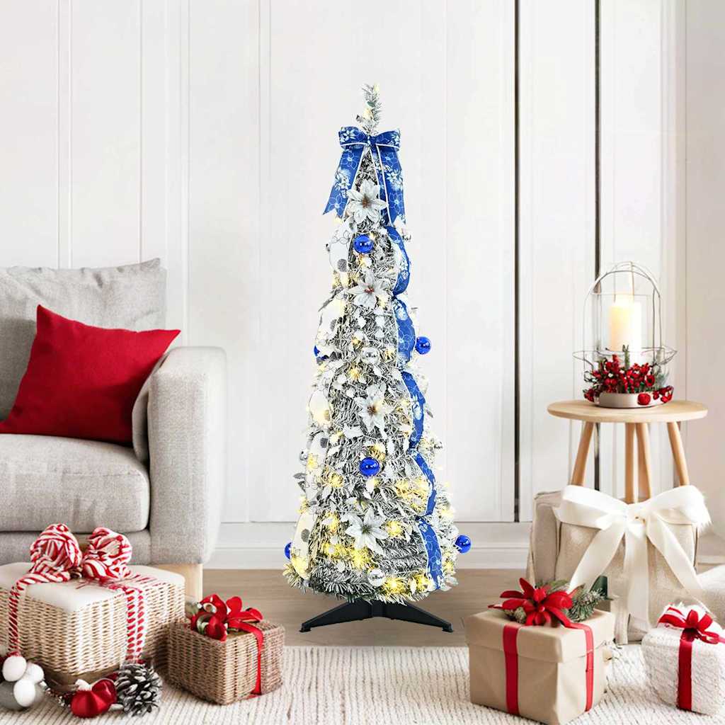 Albero di Natale artificiale Bianco 120 cm PVC