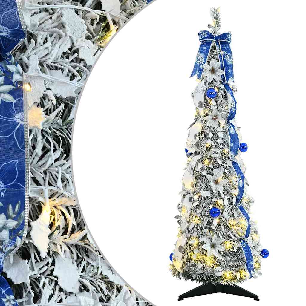 Albero di Natale artificiale Bianco 120 cm PVC