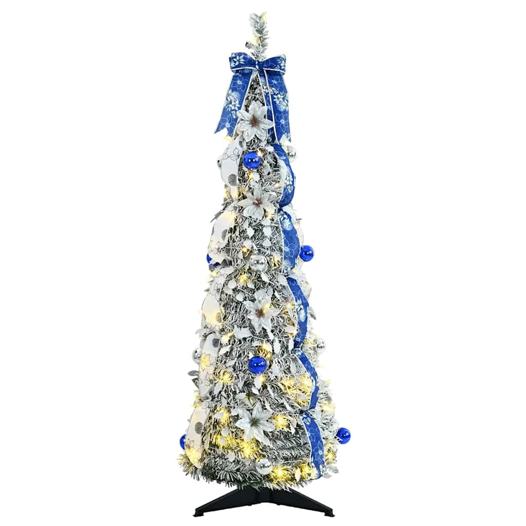 Albero di Natale artificiale Bianco 120 cm PVC