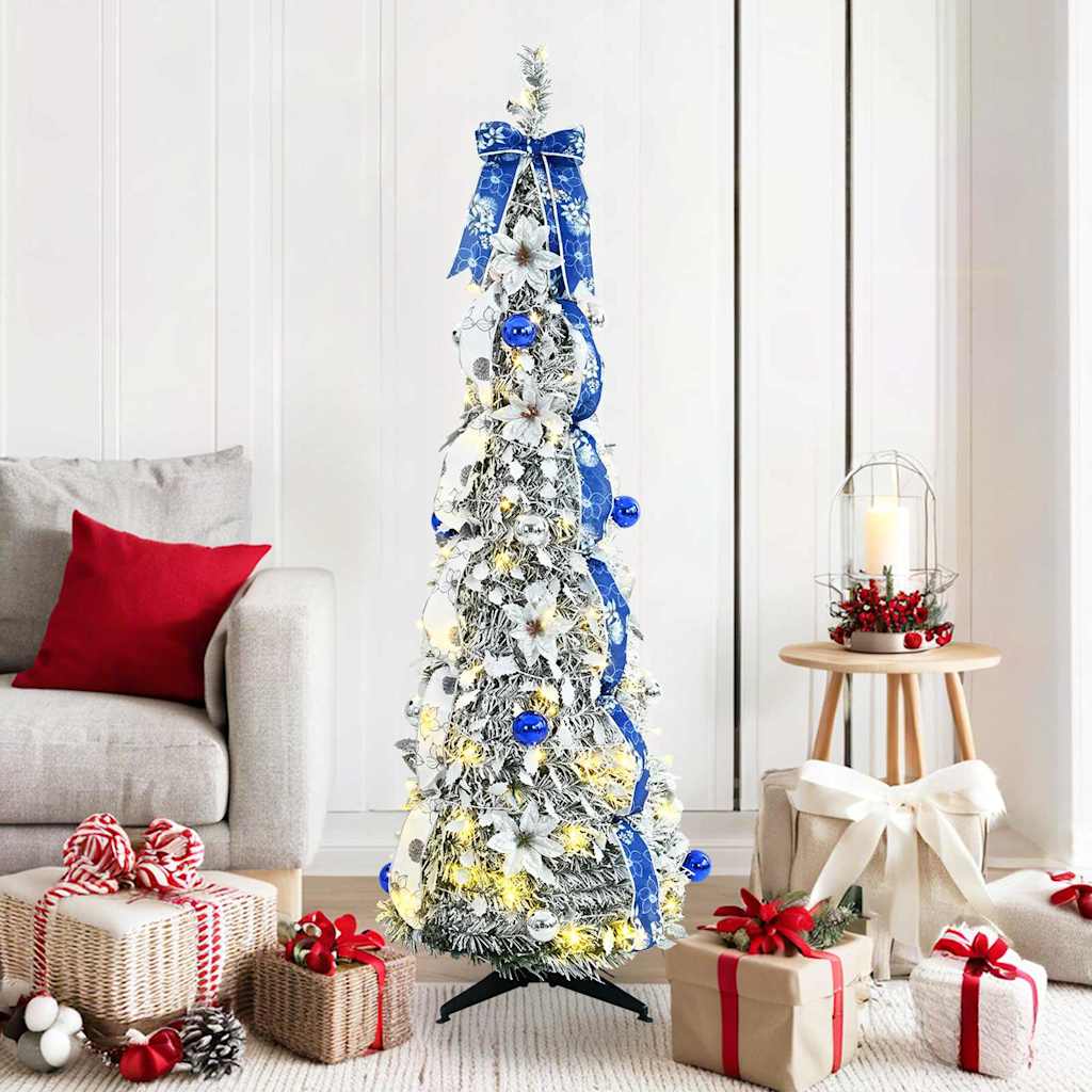 Albero di Natale artificiale Bianco 150 cm PVC
