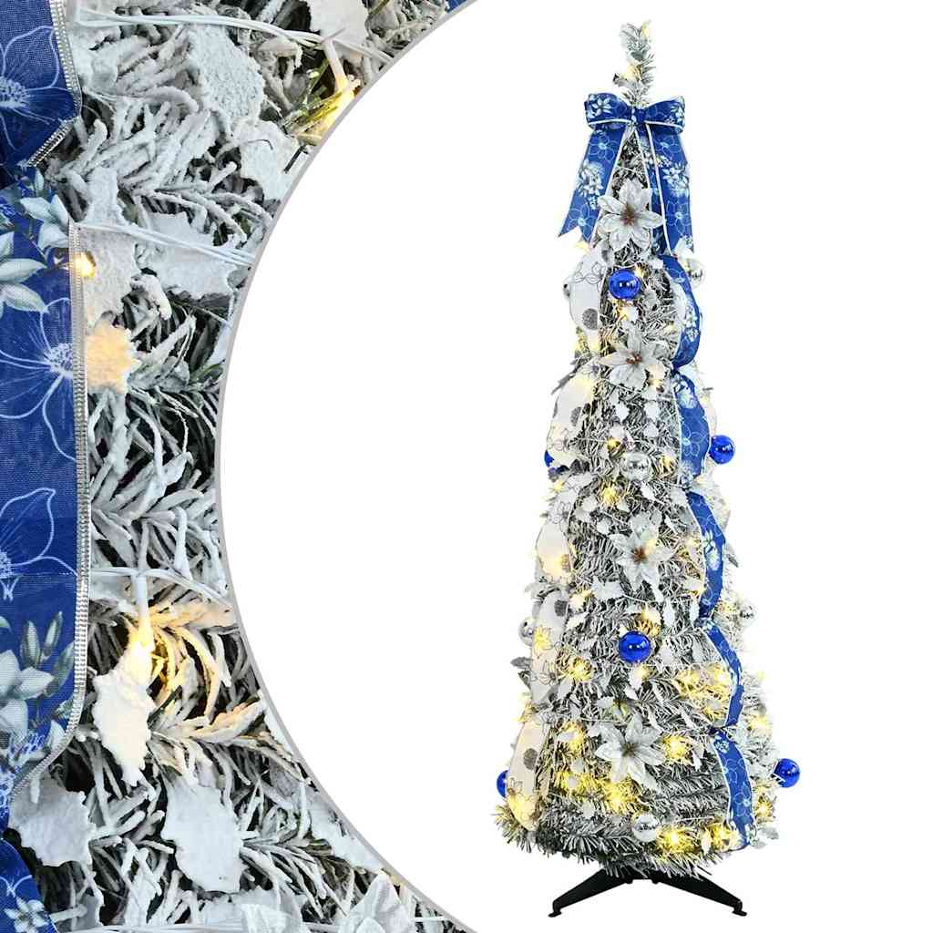 Albero di Natale artificiale Bianco 150 cm PVC