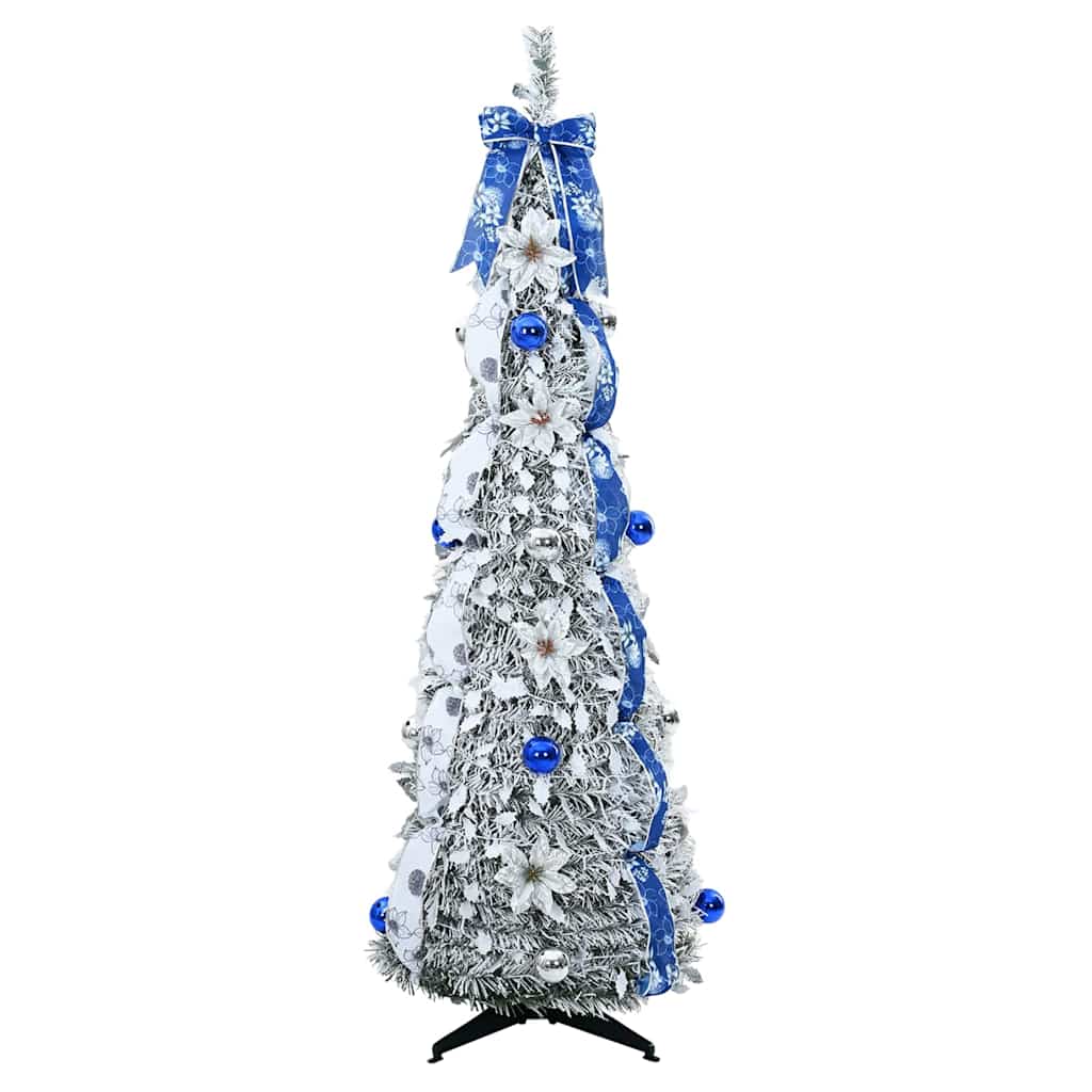 Albero di Natale artificiale Bianco 150 cm PVC