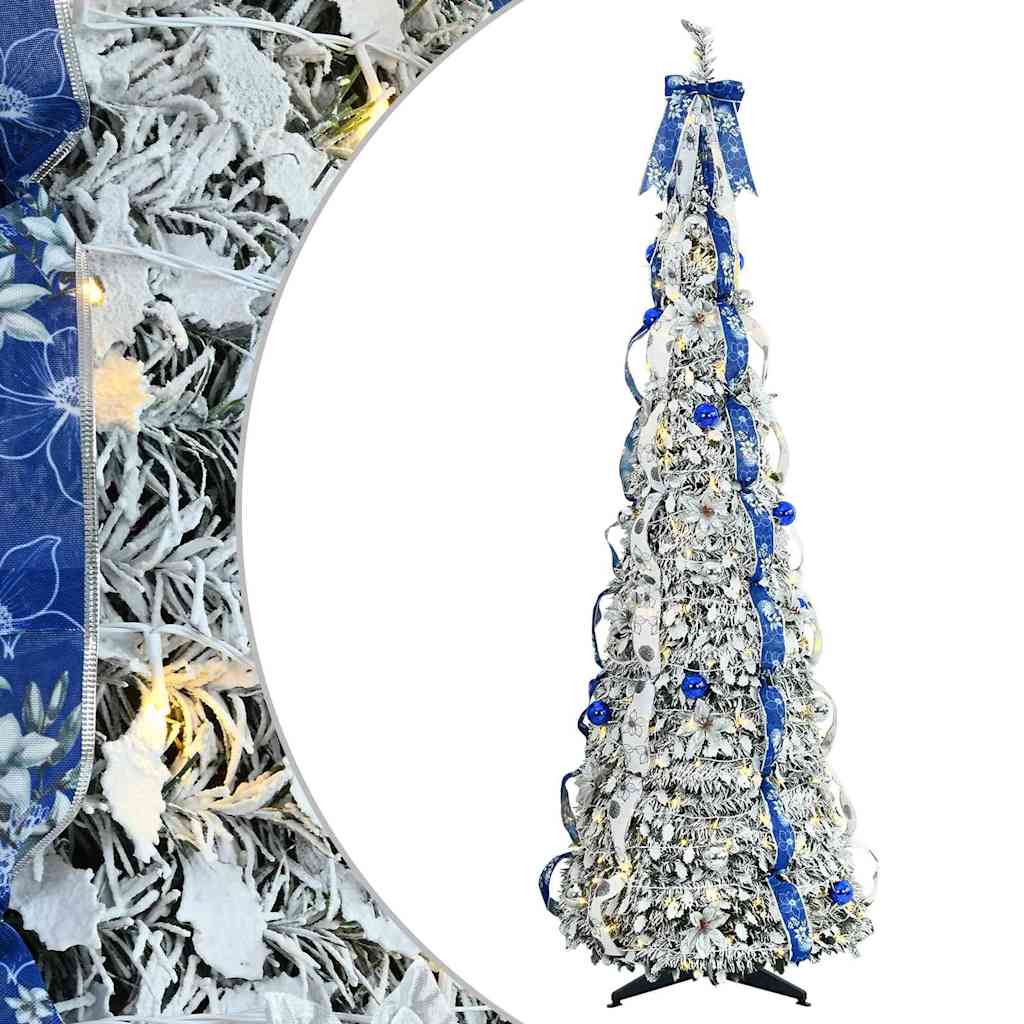 Albero di Natale artificiale Bianco 210 cm PVC