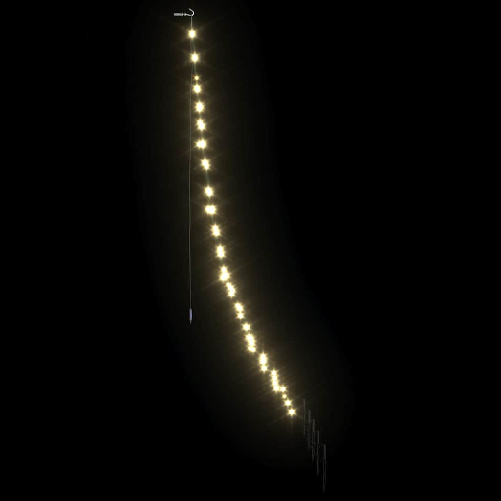 Albero di Natale LED con picchetti per il terreno Bianco caldo