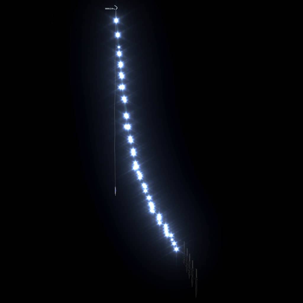 Albero di Natale LED con picchetti per il terreno Bianco freddo