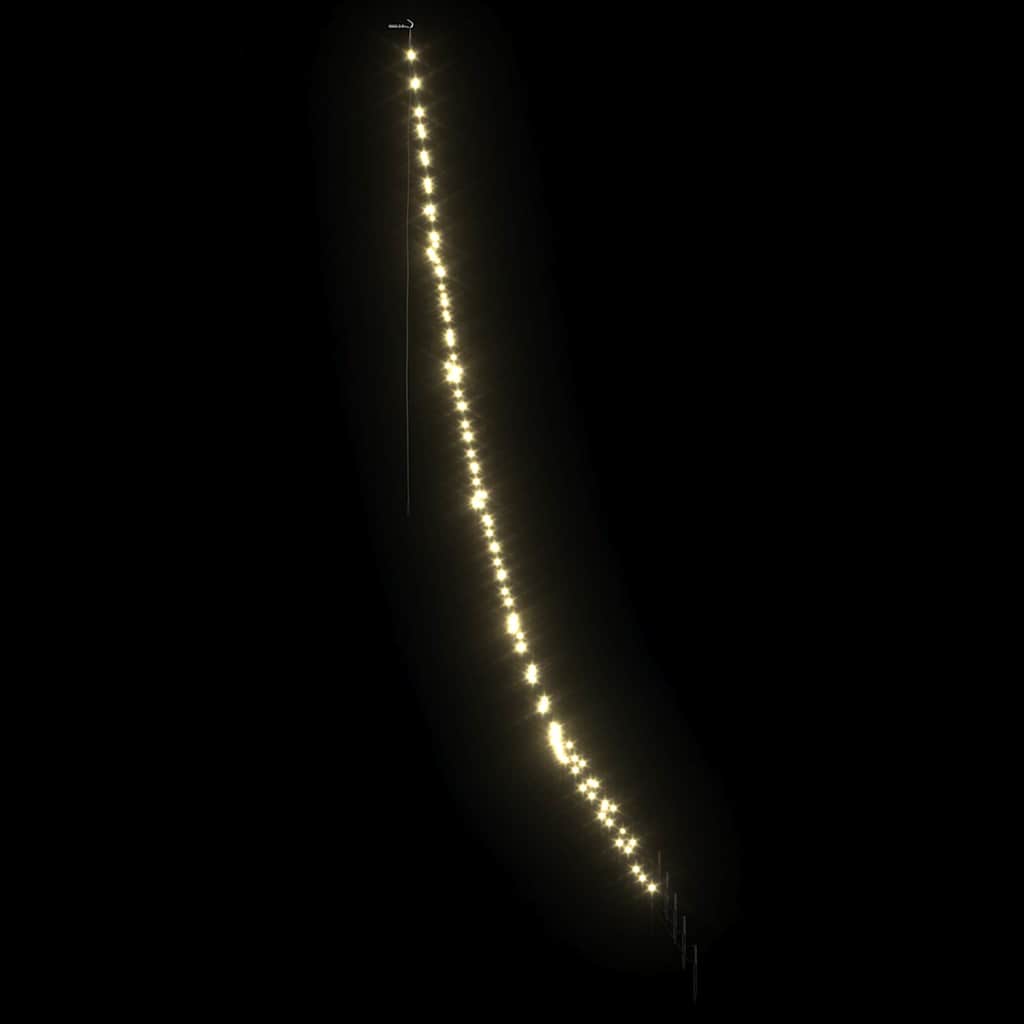 Albero di Natale LED con picchetti per il terreno Bianco caldo