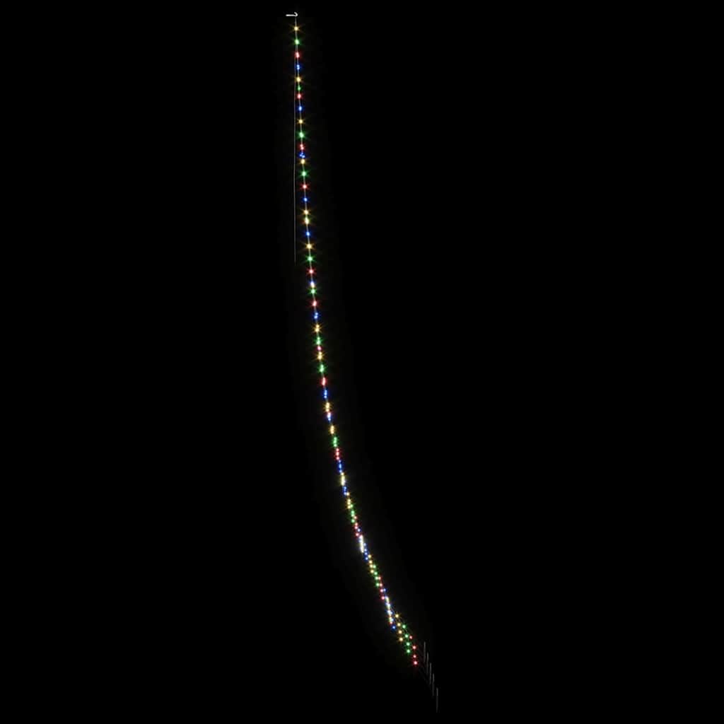Albero di Natale LED con picchetti per il terreno Multicolore