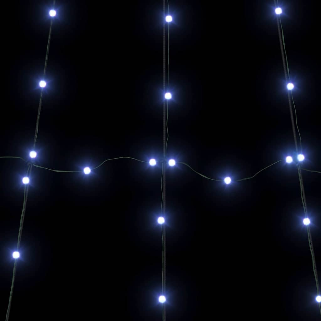 Albero di Natale LED con picchetti per il terreno Blu 511 cm