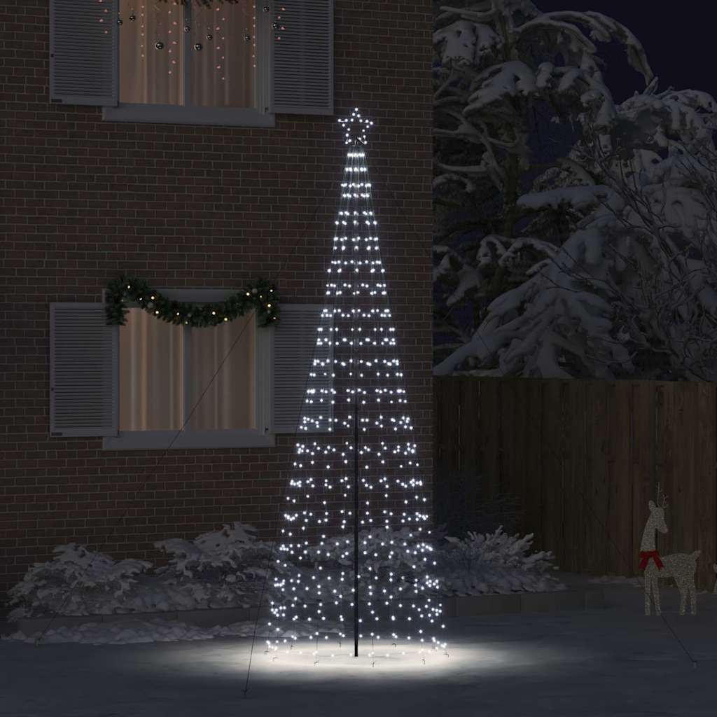 Albero di Natale LED EKENAS 400 cm 800 LED Bianco freddo