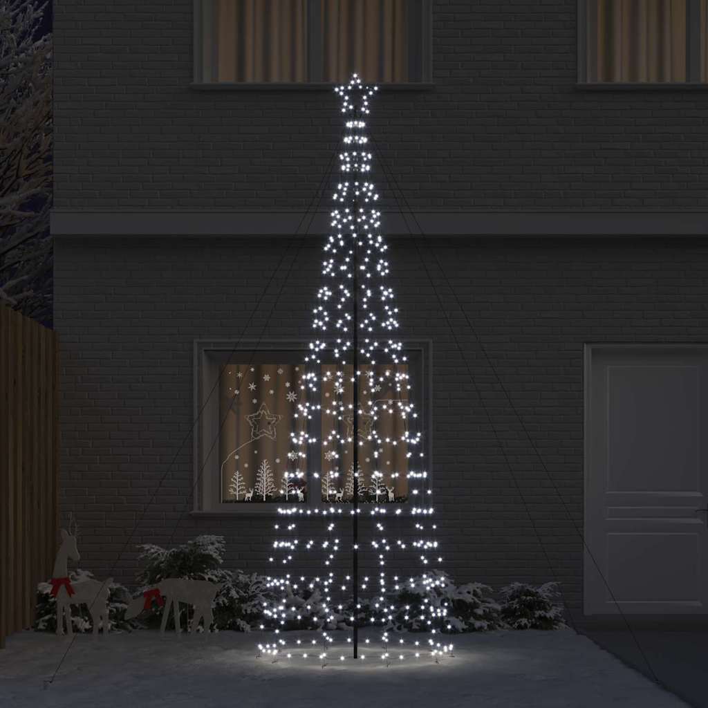Albero di Natale LED EKENAS 400 cm 800 LED Bianco freddo