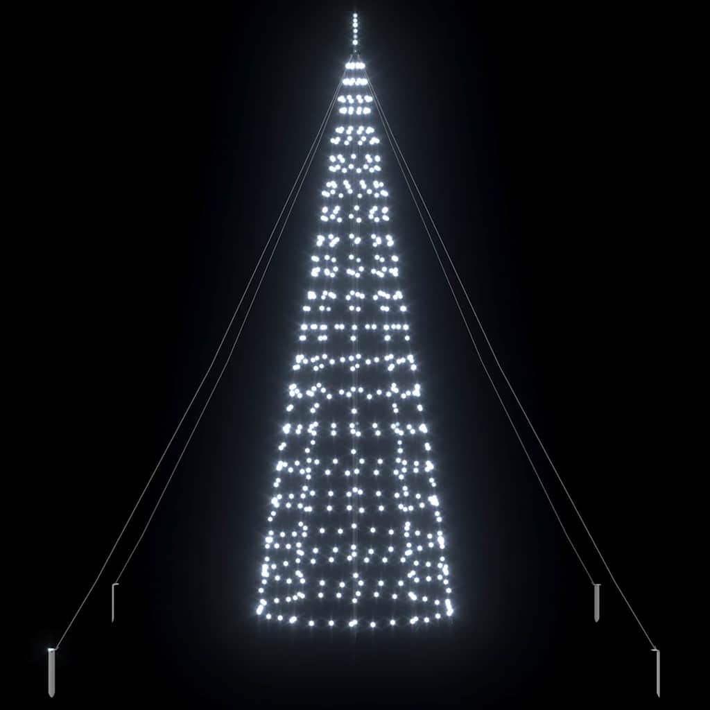 Albero di Natale LED EKENAS 400 cm 800 LED Bianco freddo
