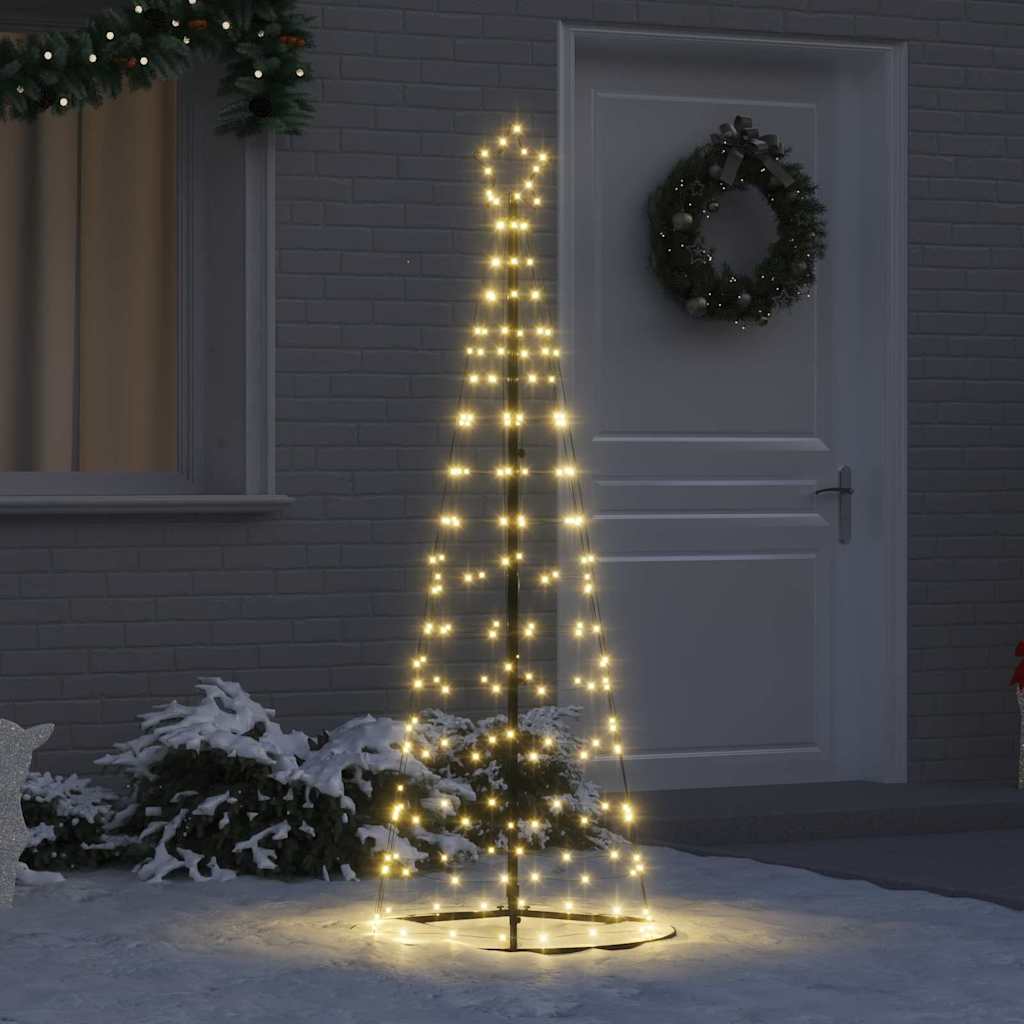 Albero di Natale LED Bianco caldo 250 cm Ferro