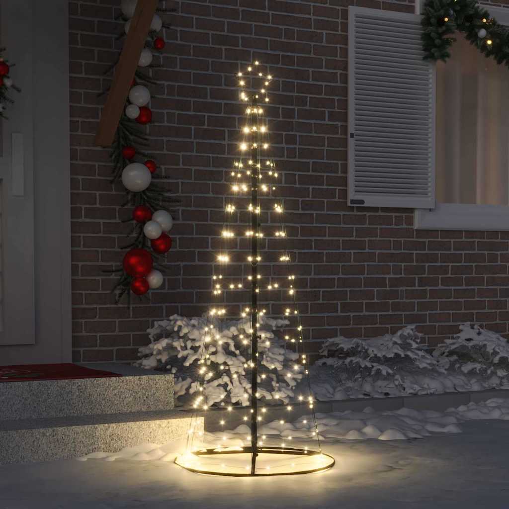 Albero di Natale LED Bianco caldo 250 cm Ferro