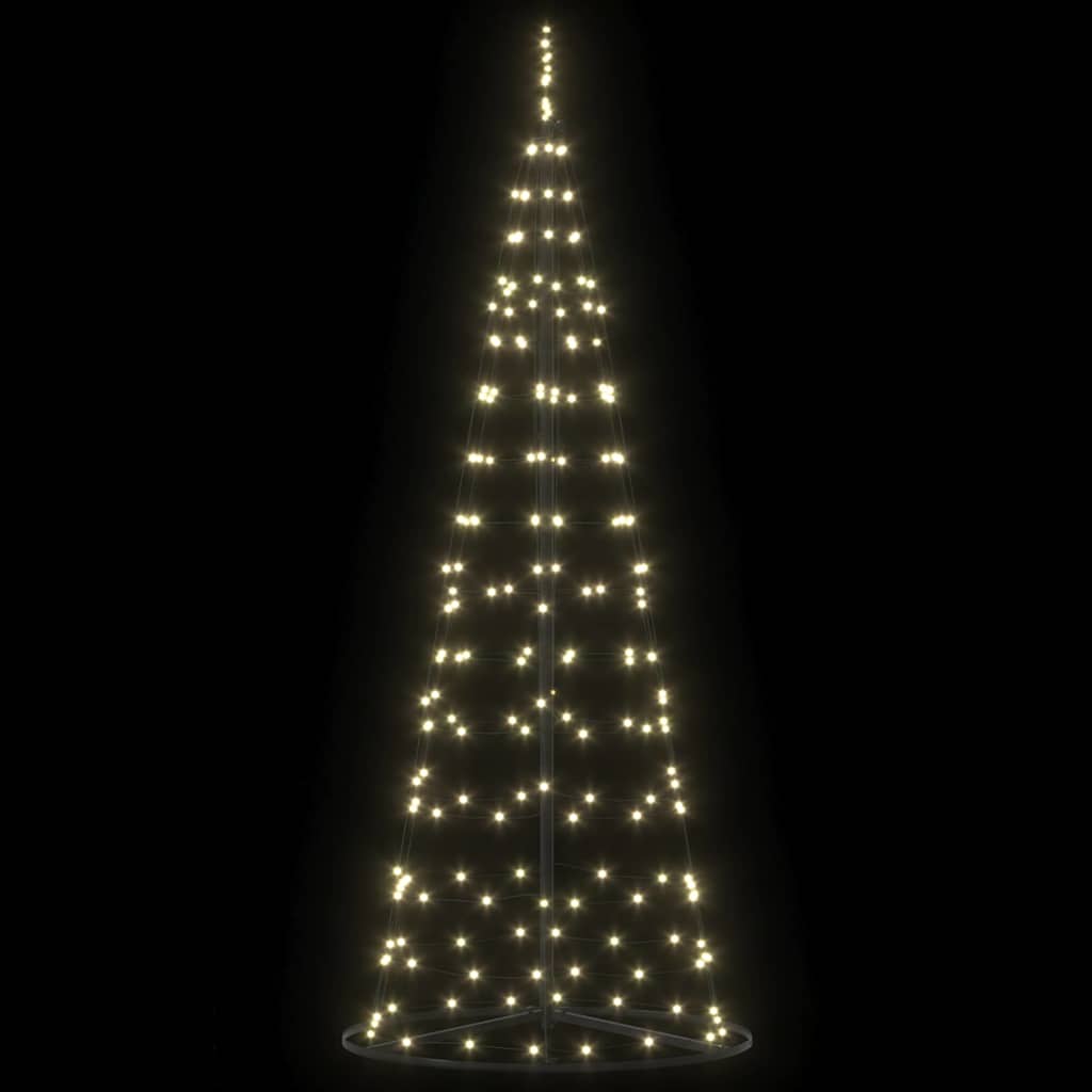 Albero di Natale LED Bianco caldo 250 cm Ferro