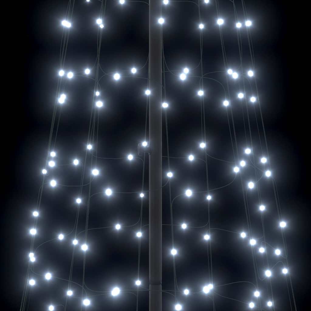 Albero di Natale LED con 800 LED Bianco freddo 400 cm Ferro