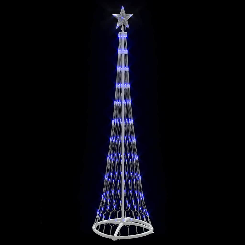 Albero di Natale LED Blu 51 x 51 x 190 cm Metallo