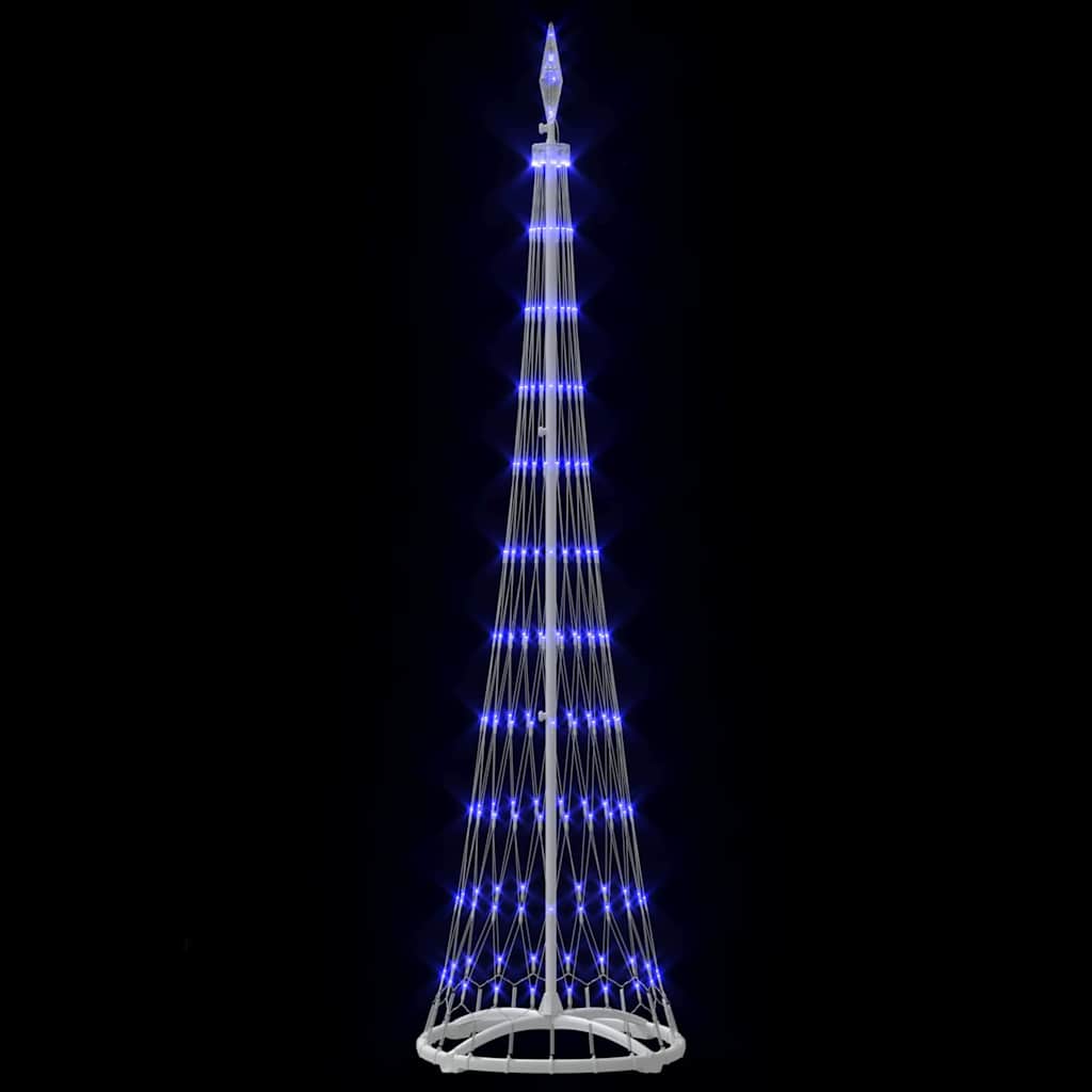 Albero di Natale LED Blu 51 x 51 x 190 cm Metallo