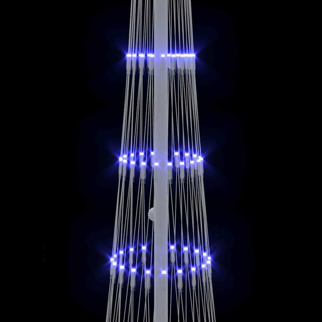 Albero di Natale LED Blu 51 x 51 x 190 cm Metallo