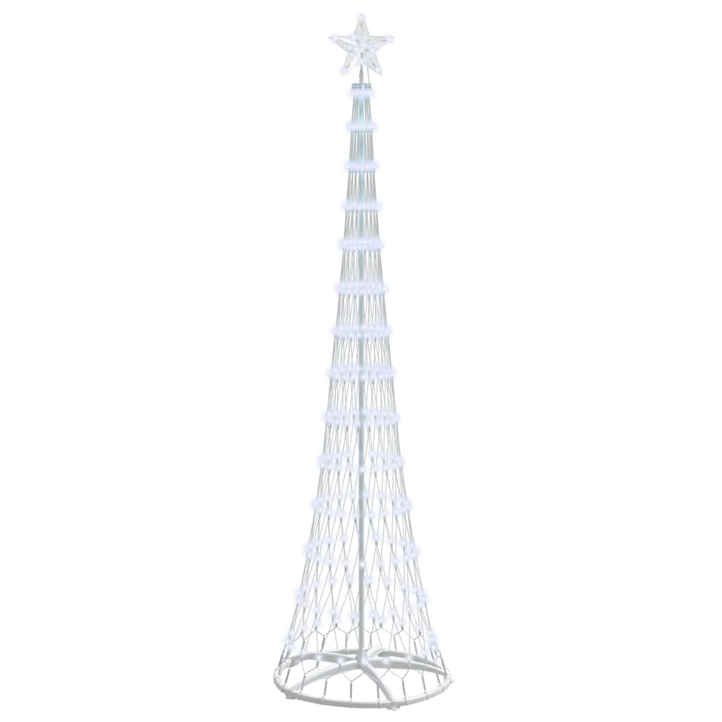 Albero di Natale LED Bianco freddo 250 cm Metallo
