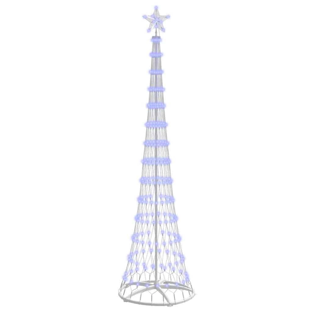 Albero di Natale LED Blu 250 cm Metallo