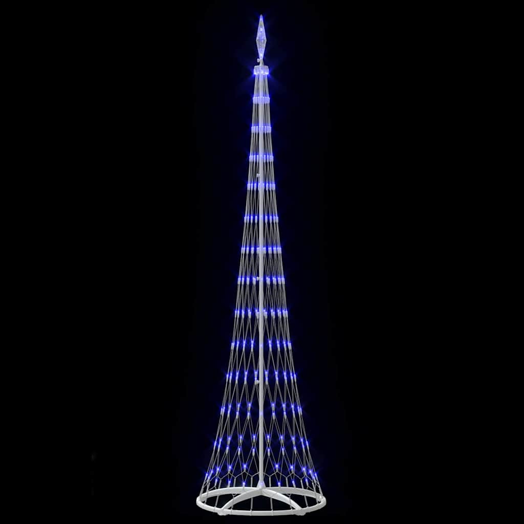 Albero di Natale LED Blu 250 cm Metallo