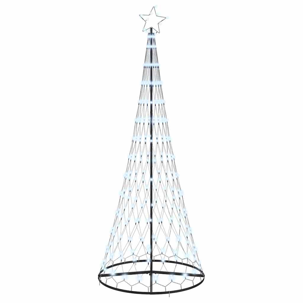 Albero di Natale LED Bianco freddo 250 cm Metallo