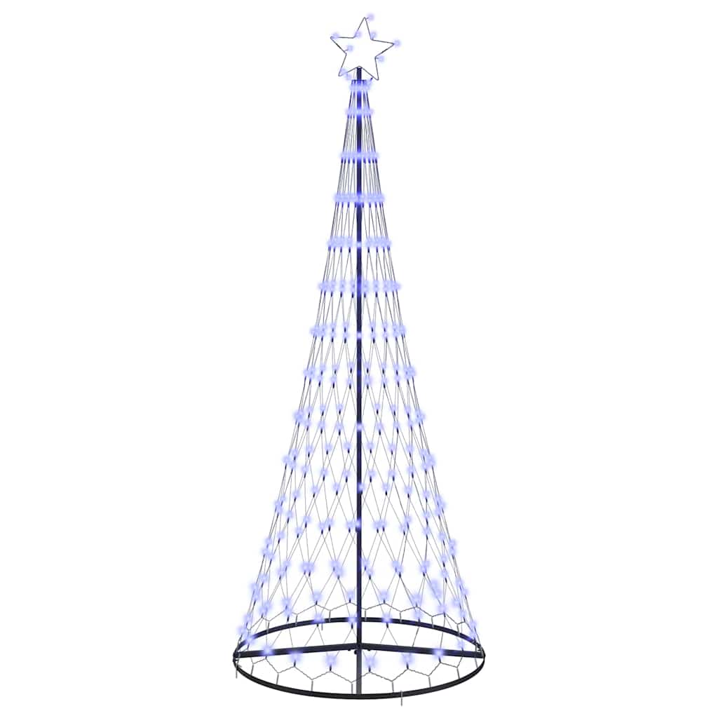 Albero di Natale LED Blu 250 cm Metallo