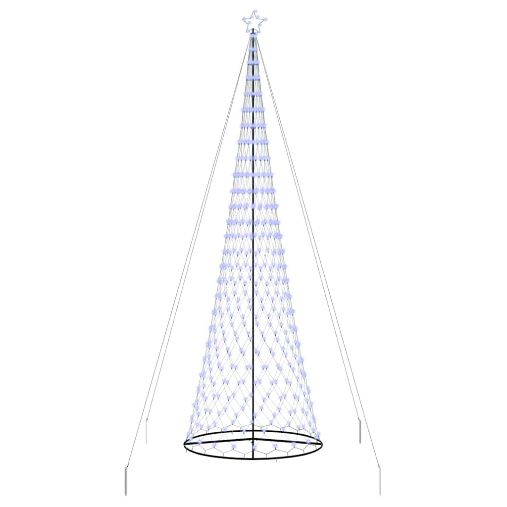 Albero di Natale LED con 455 LED Blu 399 cm Metallo