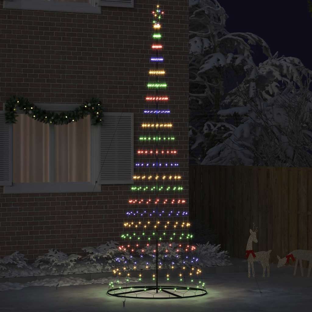 Albero di Natale LED Multicolore 399 cm Metallo