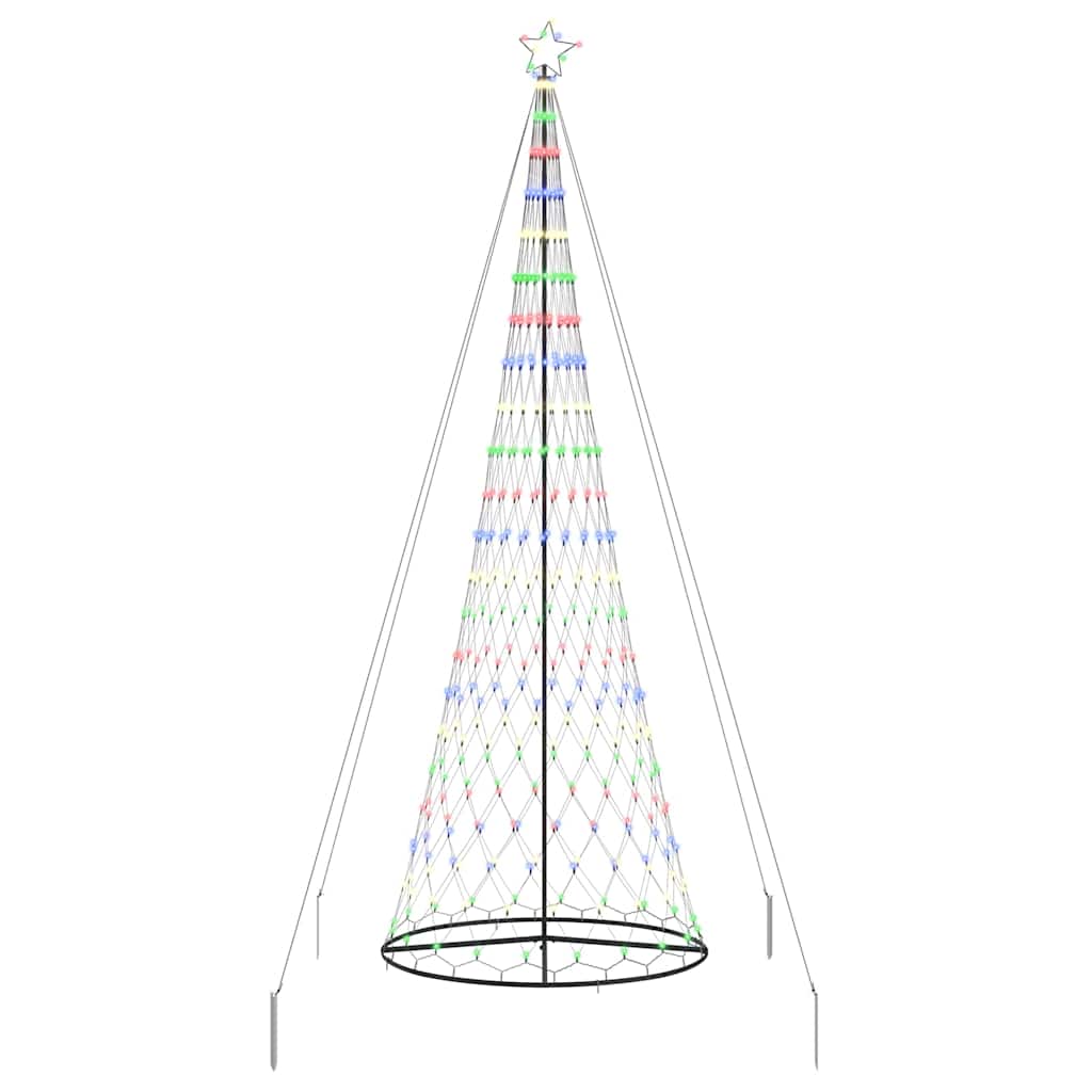 Albero di Natale LED Multicolore 399 cm Metallo