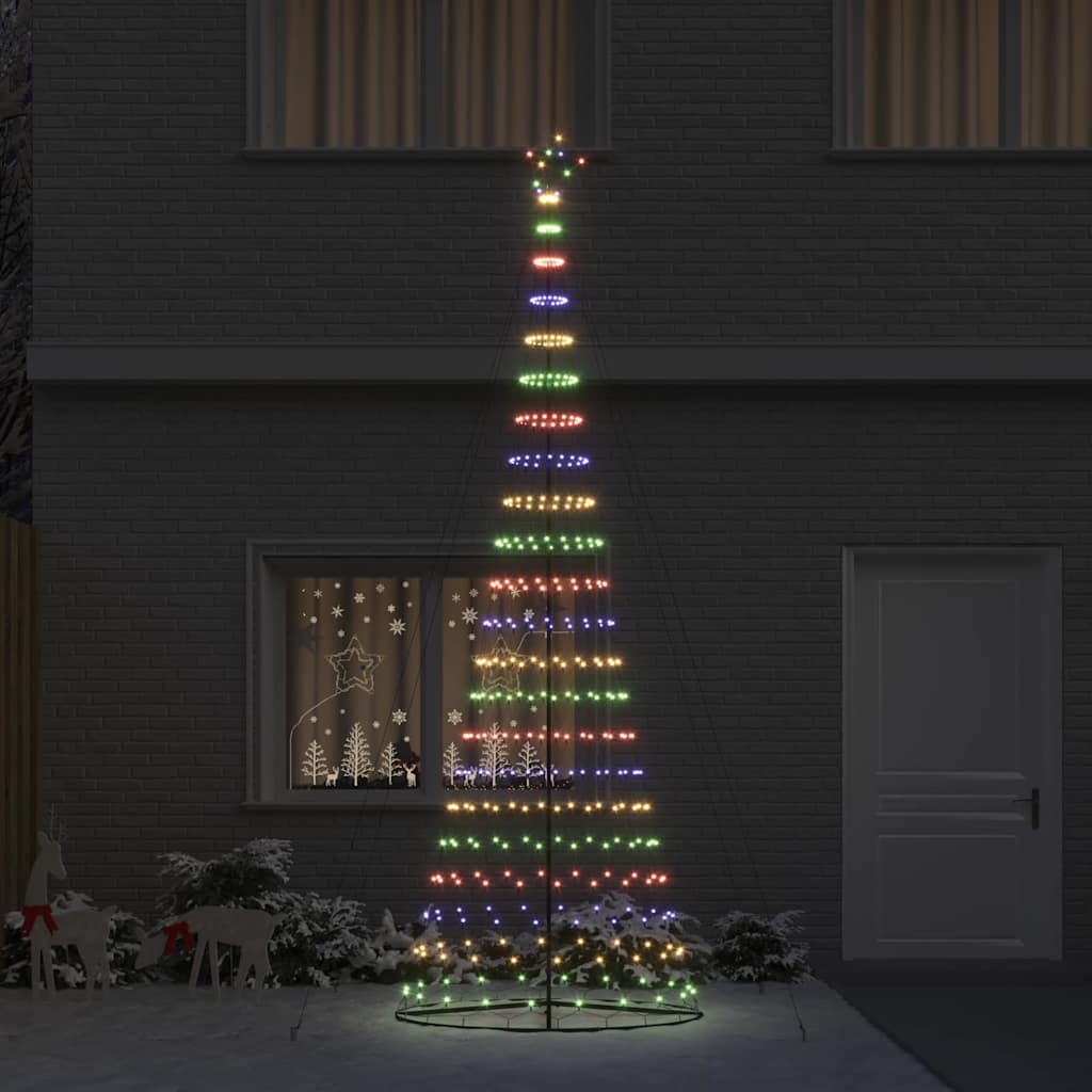 Albero di Natale LED Multicolore 399 cm Metallo