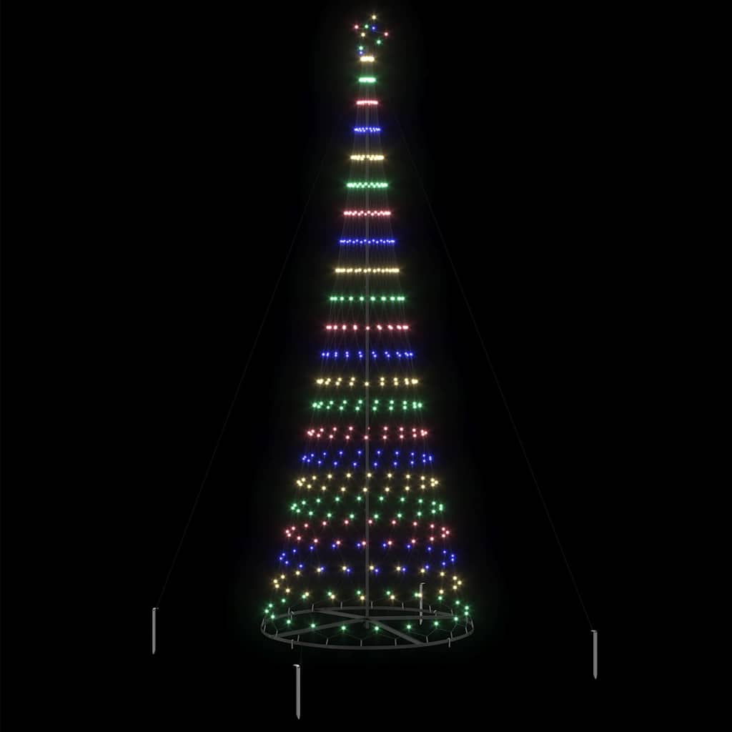 Albero di Natale LED Multicolore 399 cm Metallo
