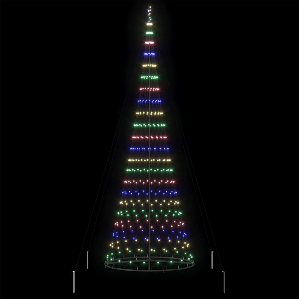 Albero di Natale LED Multicolore 399 cm Metallo