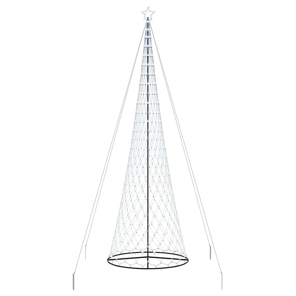 Albero di Natale LED Bianco freddo 500 cm Metallo