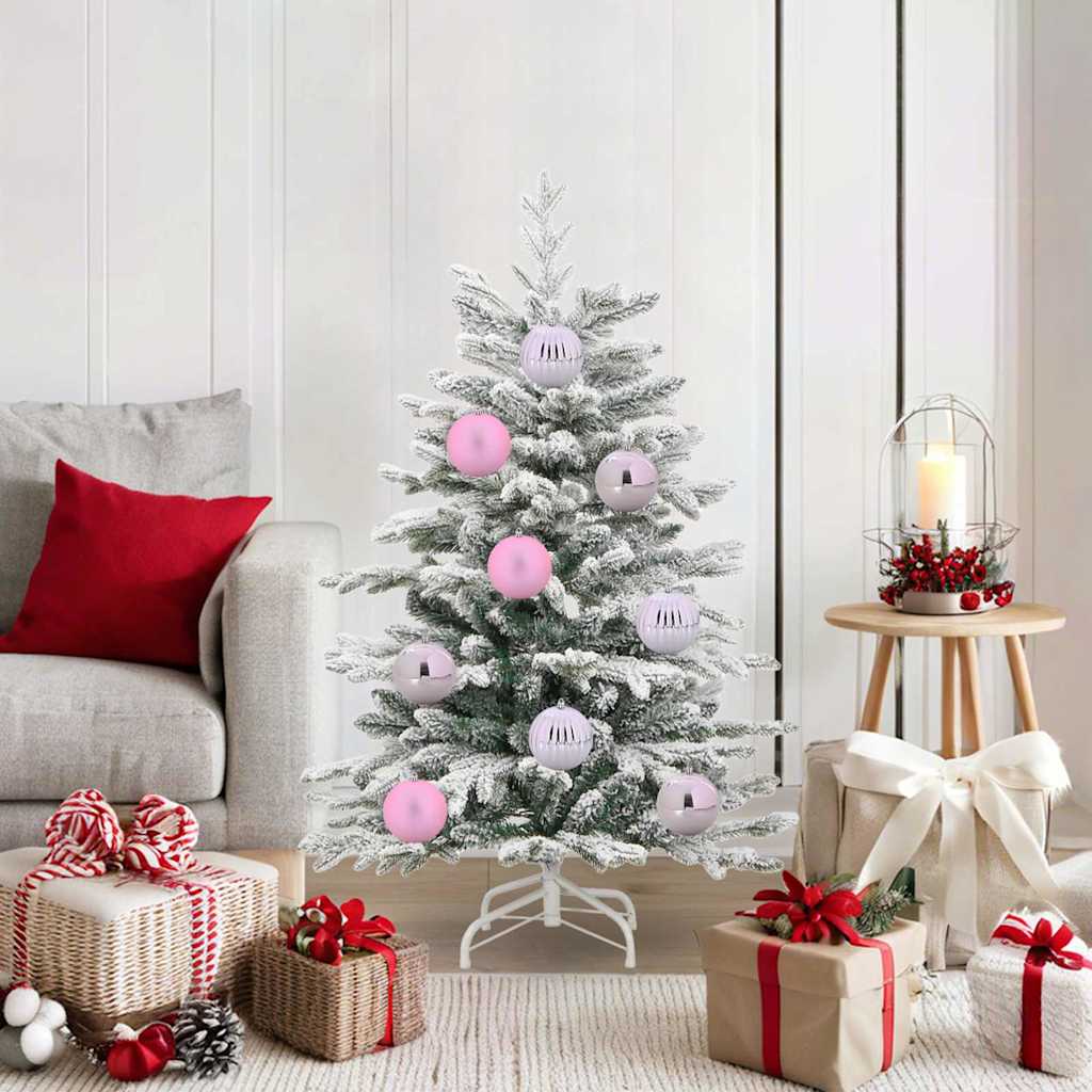 Set di palline di Natale XL 15 pz Rosa Ø 10 cm Plastica