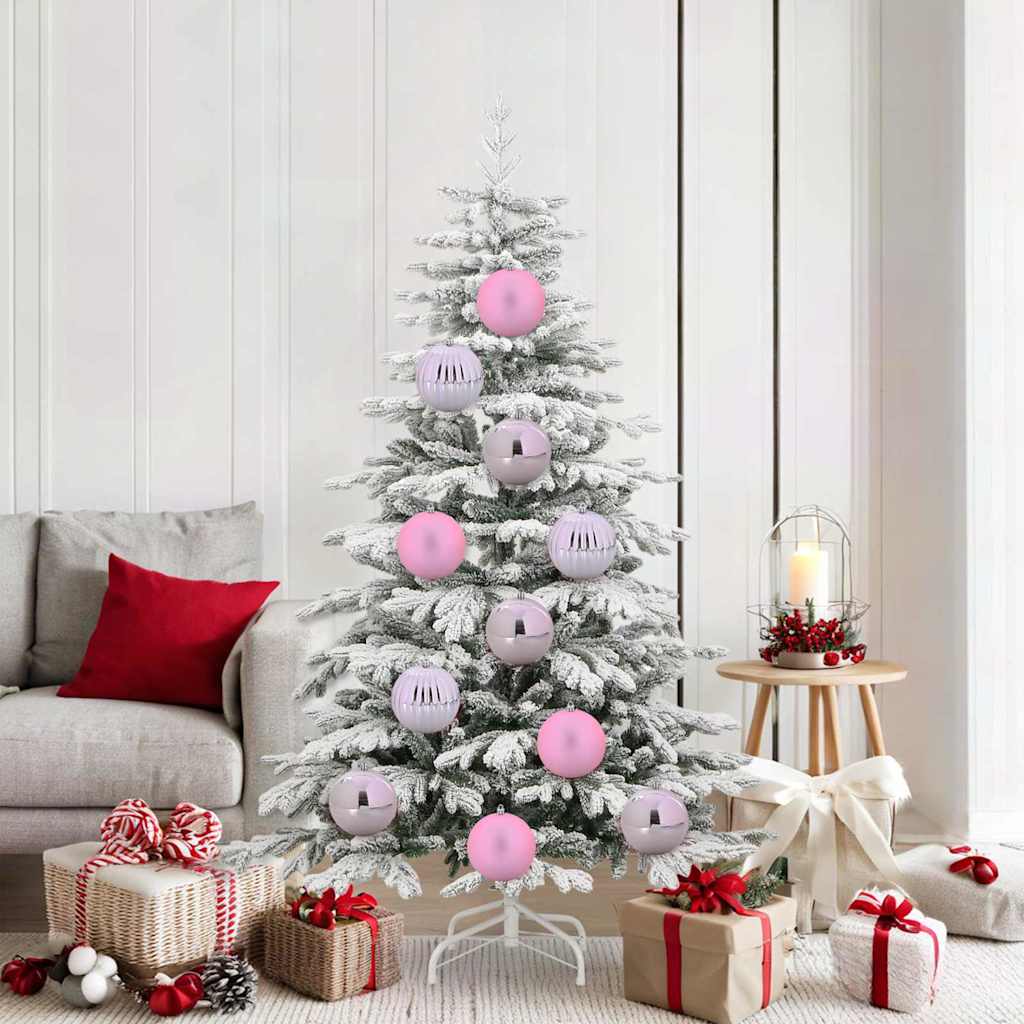 Set di palline di Natale XL 9 pz Rosa Ø 15 cm Plastica